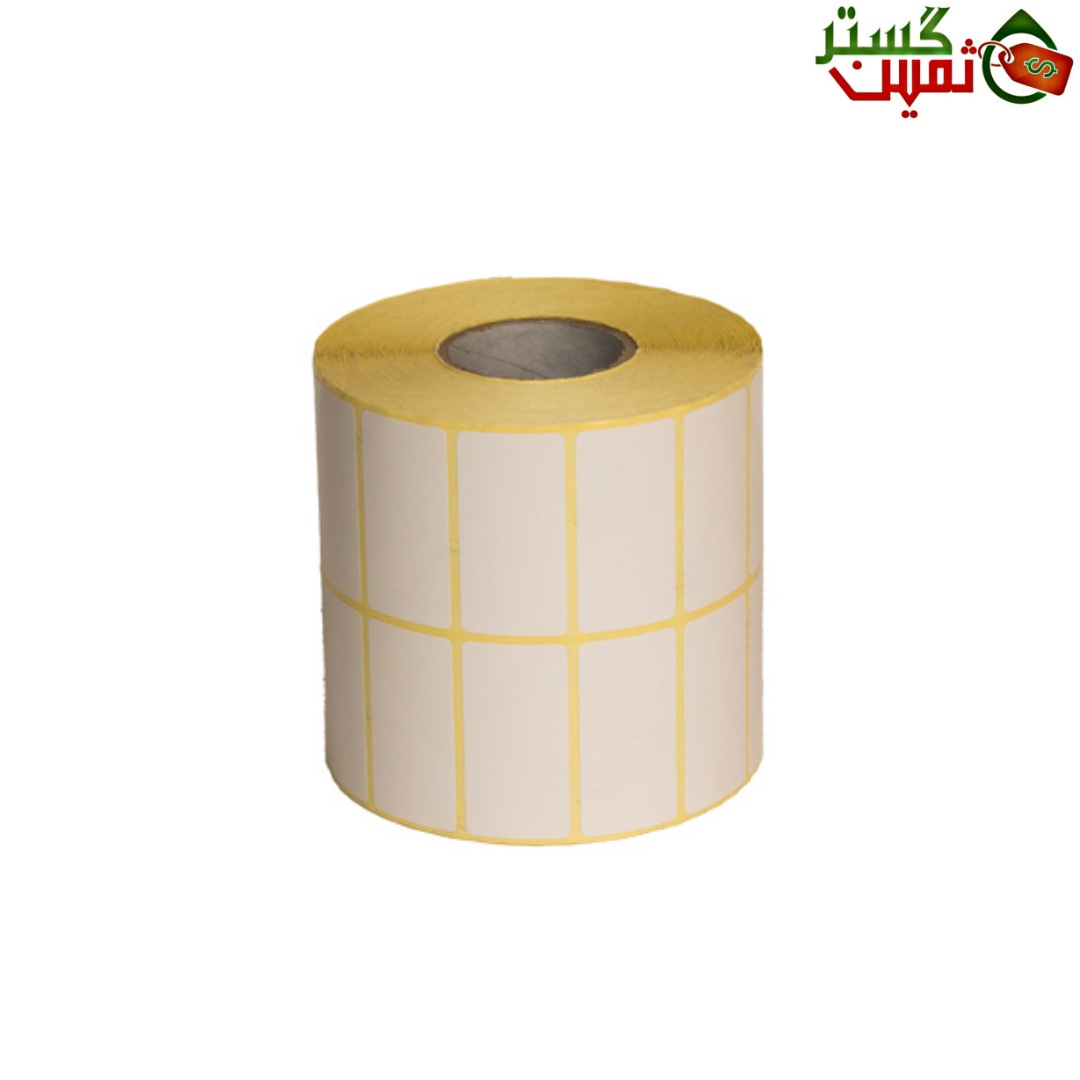  لیبل کاغذی سایز 50 × 25 دو ردیف 4000 عددی