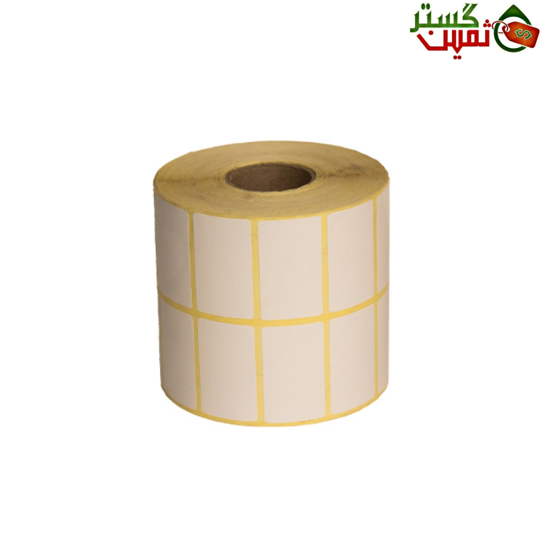  لیبل کاغذی سایز 50 × 30 دو ردیف 3000 عددی