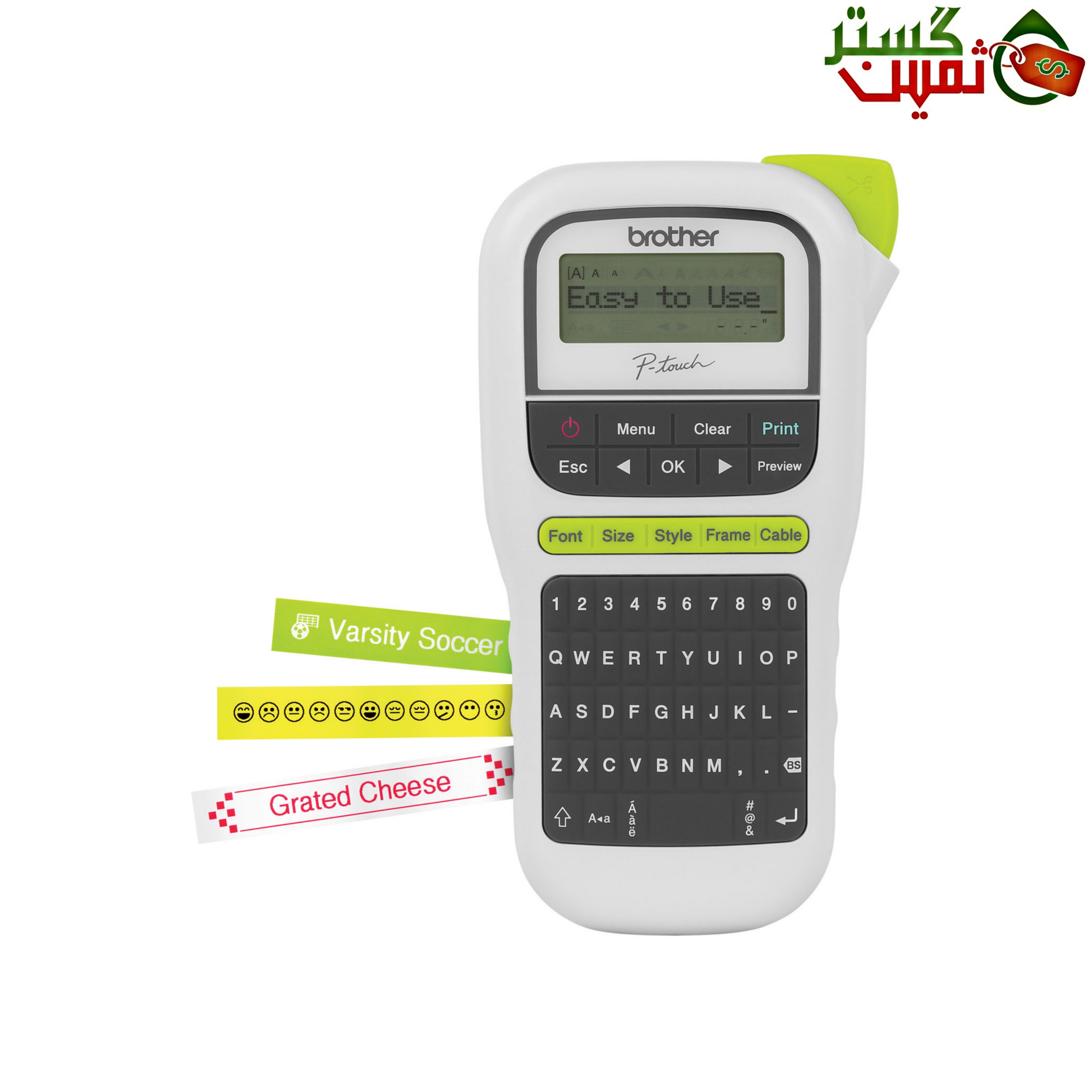  پرینتر لیبل زن قابل حمل همراه مخصوص کابل برادر مدل Broher PT-H110