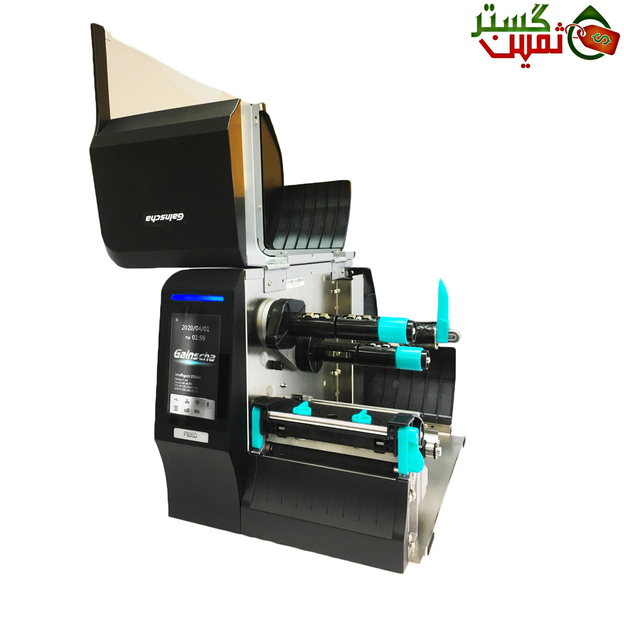  لیبل پرینتر صنعتی گینشا GAINSCHA GI-3406T 300dpi