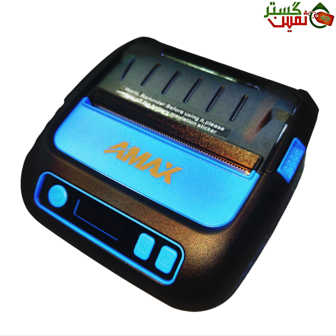   لیبل پرینتر و فیش پرینتر قابل حمل ایمکس مدل AMAX TP80B
