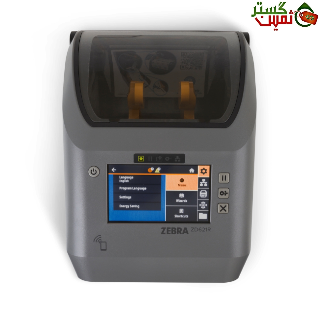  لیبل پرینتر آر اف ایدی زبرا مدل ZEBRA ZD621R (RFID) 203 DPI