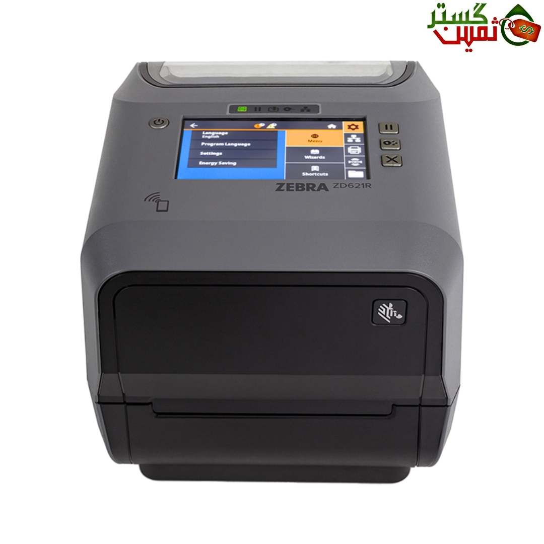  لیبل پرینتر آر اف ایدی زبرا مدل ZEBRA ZD621R (RFID) 203 DPI