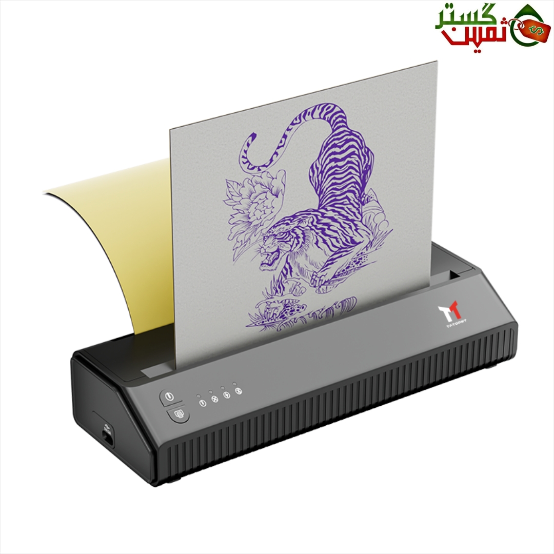   پرینتر حرارتی پرتابل بلوتوثی استنسیل تتو مدل P8008 TATTOO PRINTER 