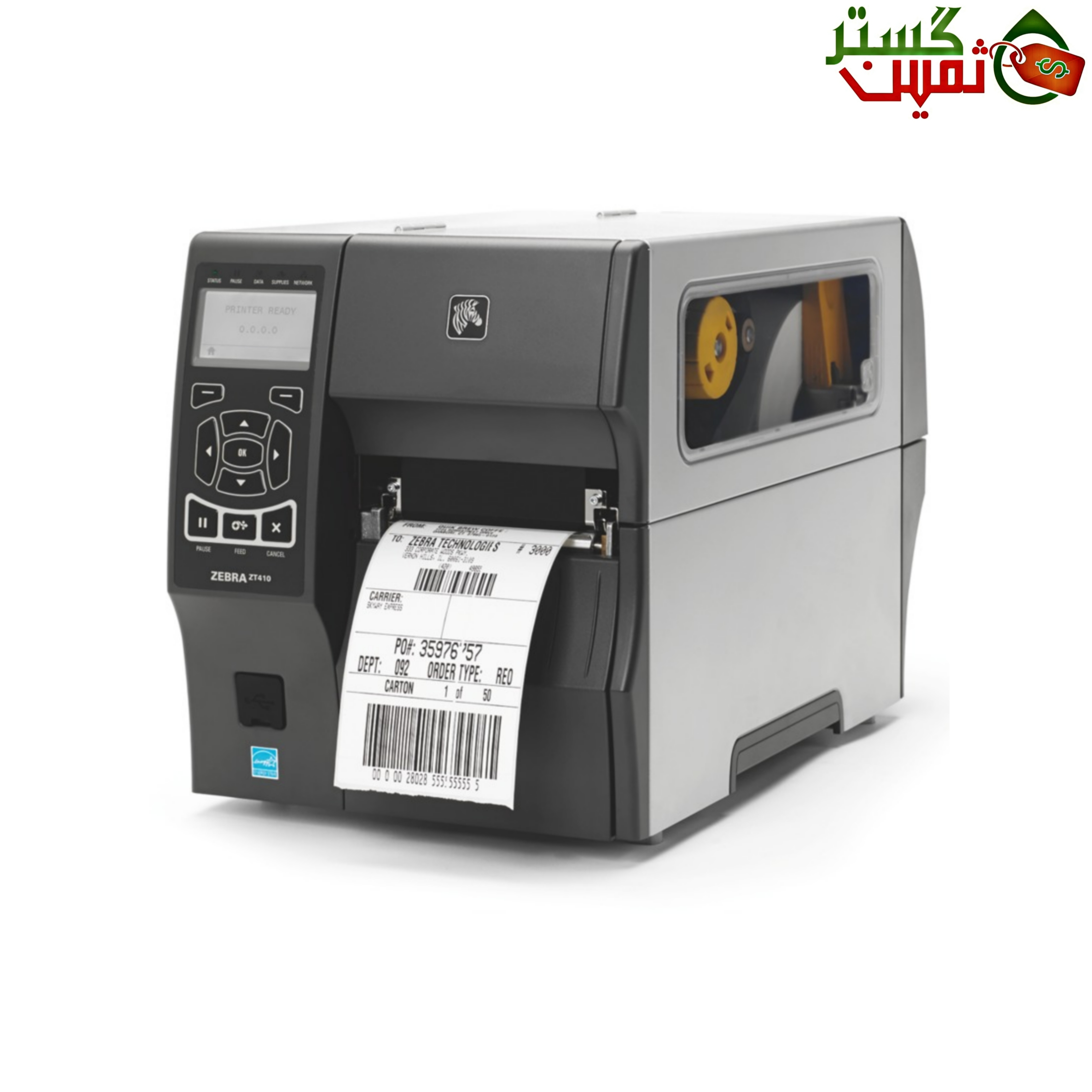  پرینتر لیبل زن صنعتی زبرا ZEBRA ZT410 300 dpi