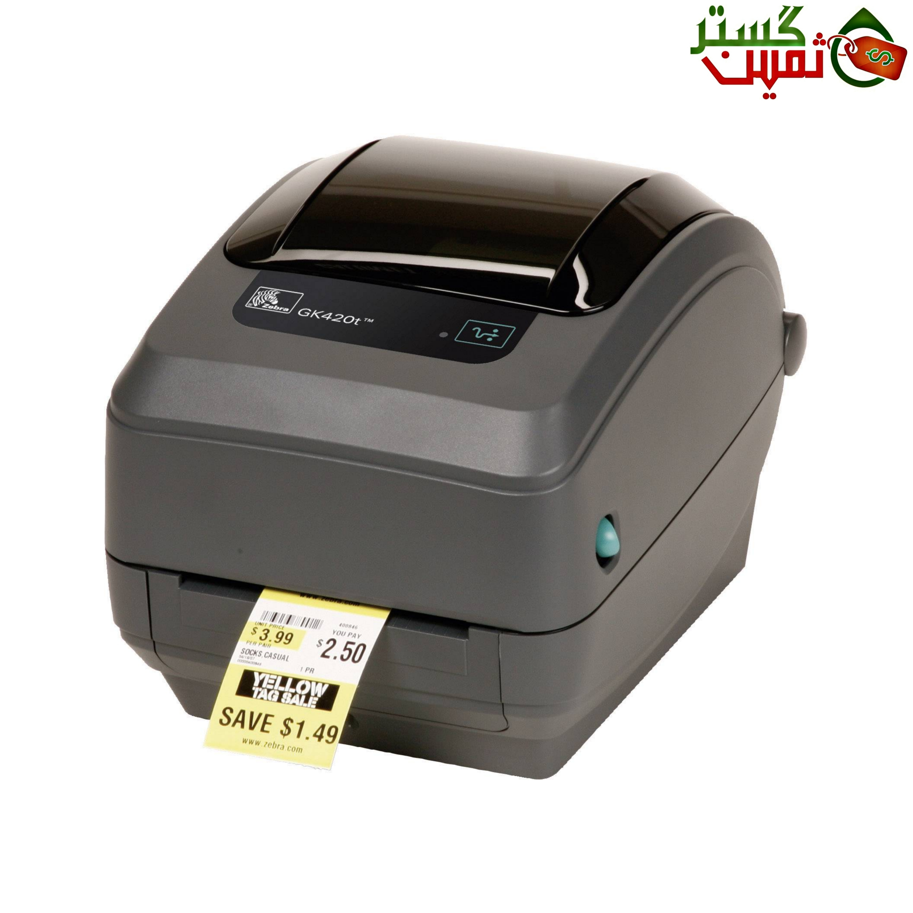  پرینتر لیبل زن زبرا zebra gk420t