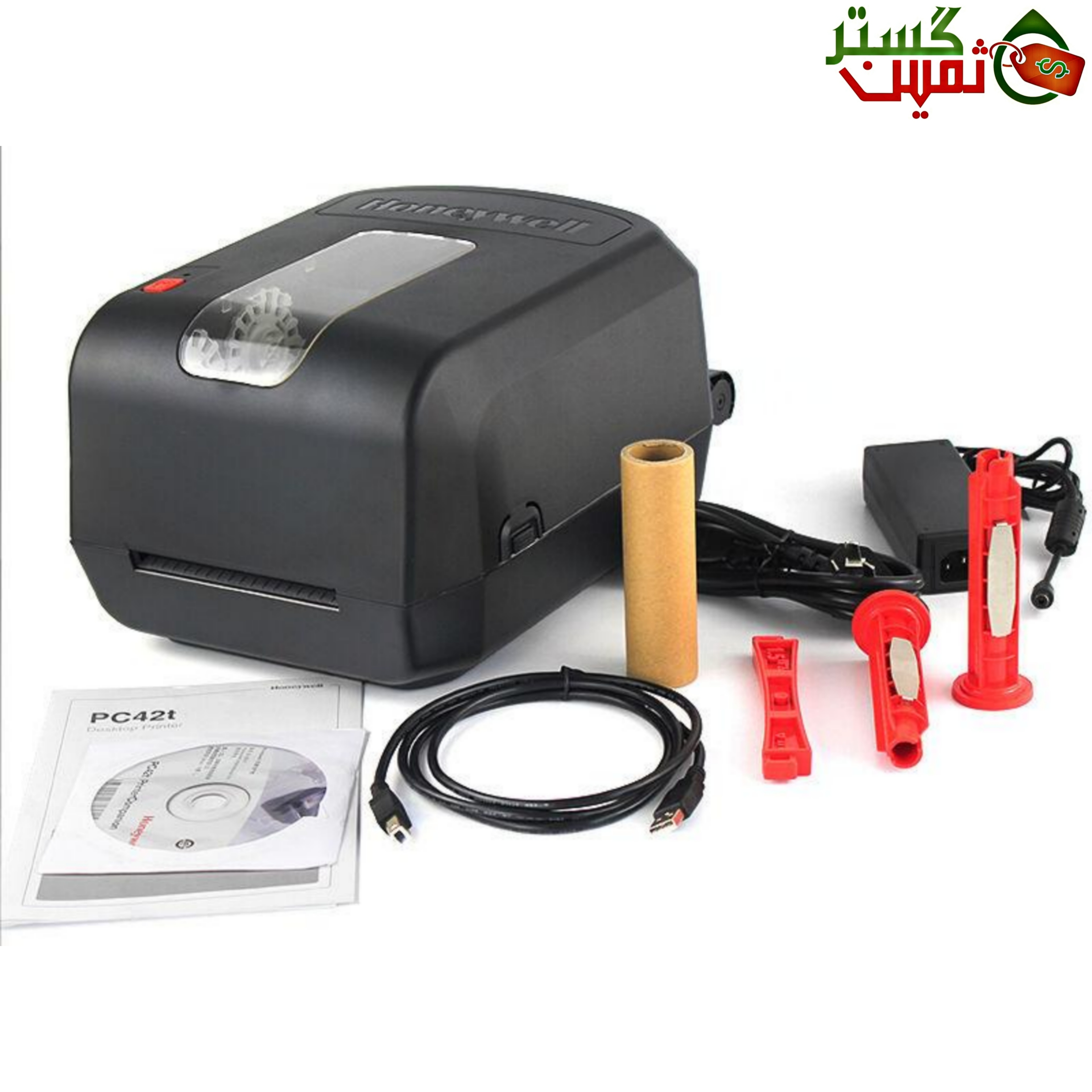  پرینتر لیبل زن هانیول honeywell pc42t plus (+lan) use